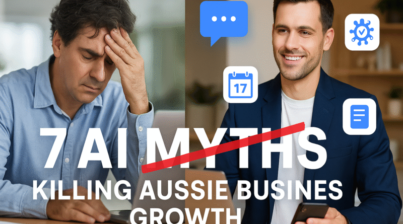 Australian small business owner breaking through AI myths with smart AI tools Australian Business.