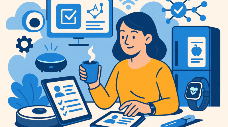 AI-powered automation managing everyday tasks